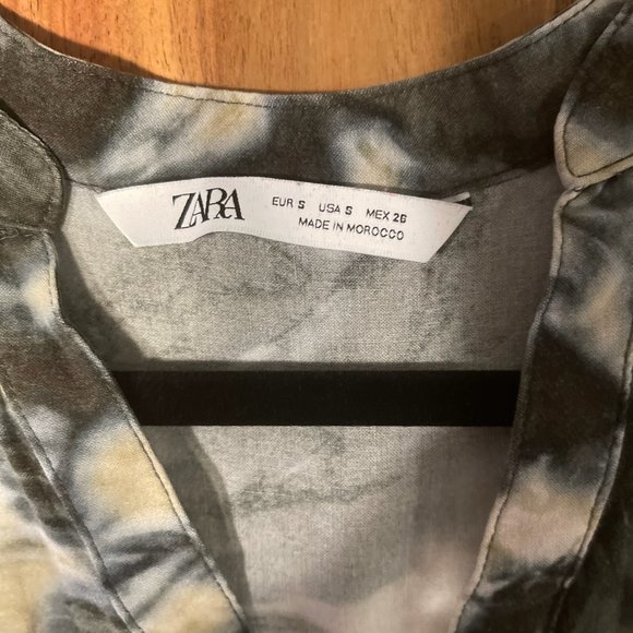 Zara Tye Dye Mini Dress - Picture 3 of 9